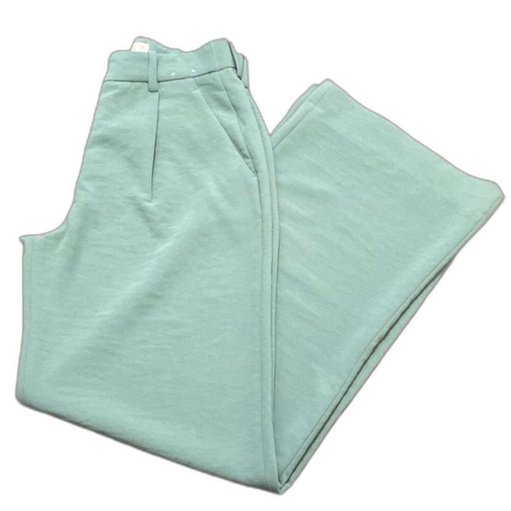 Abercrombie & Fitch Mint Green Trousers Wide Leg Pants